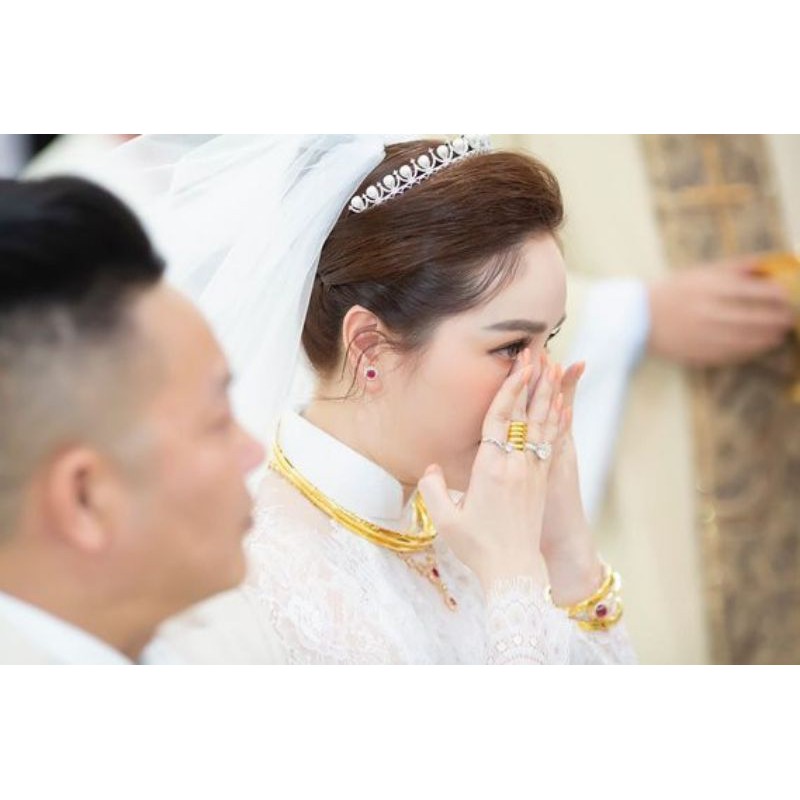 kiềng cưới Dát Vàng 9999 5 Lớp (combo 2 kiềng)