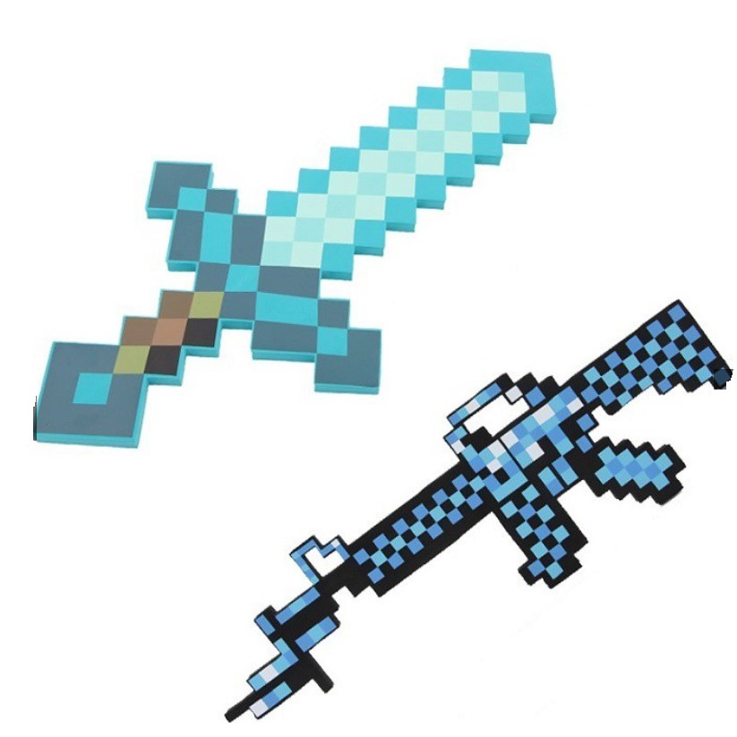 [HCM]Combo kiếm cup rìu xẻng sung minecraft kim cương