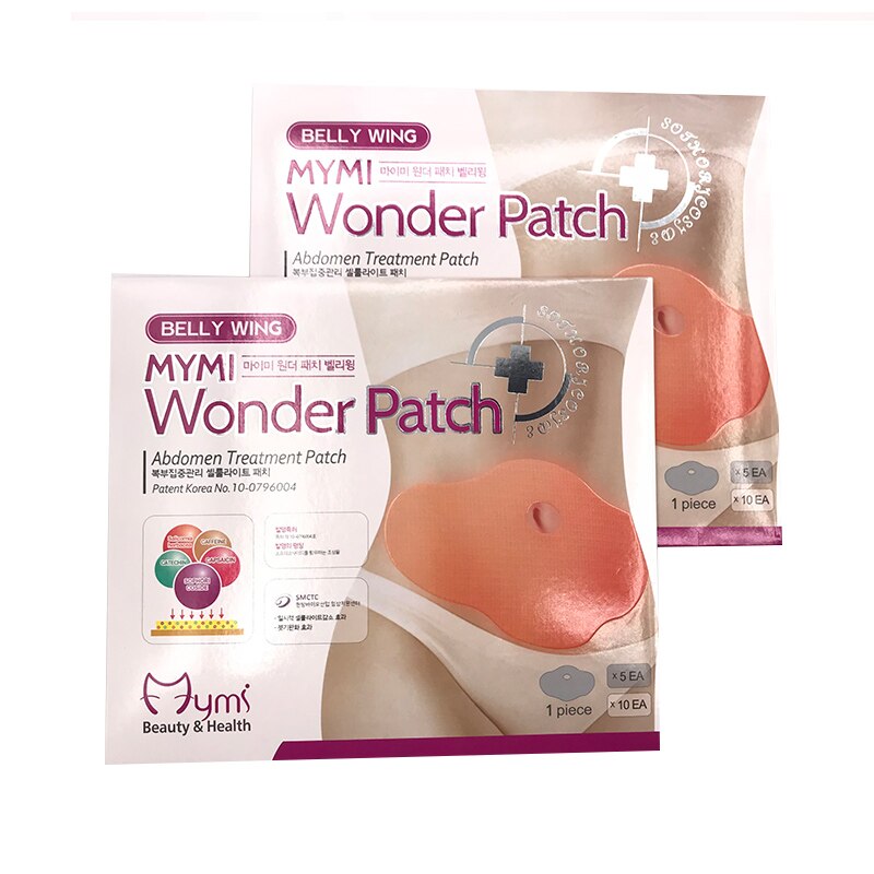Bộ 10 miếng dán tan mỡ bụng hàn quốc Mymi Wonder Patch (2 Hộp)