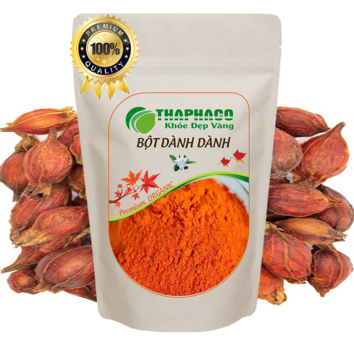[Túi Lớn 1kg] Bột Quả Dành Dành ( Chi Tử) Nguyên Chất - Bột Siêu Mịn Chuyên Dùng Để Tạo Màu Cho Các Món Ăn Thơm Ngon Và Bổ Dưỡng