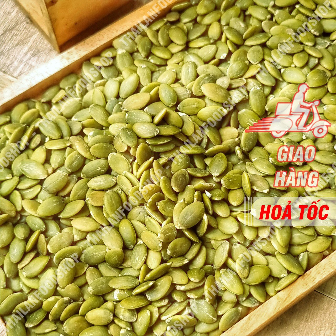 Nhân Hạt Bí Xanh ( Hạt Bí Tách Vỏ ) - Lon 500Gr