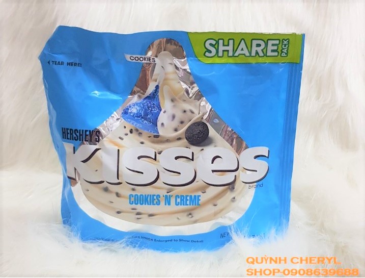 [HCM]Kẹo Socola Hersheys Kisses MỸ (Date 2022)