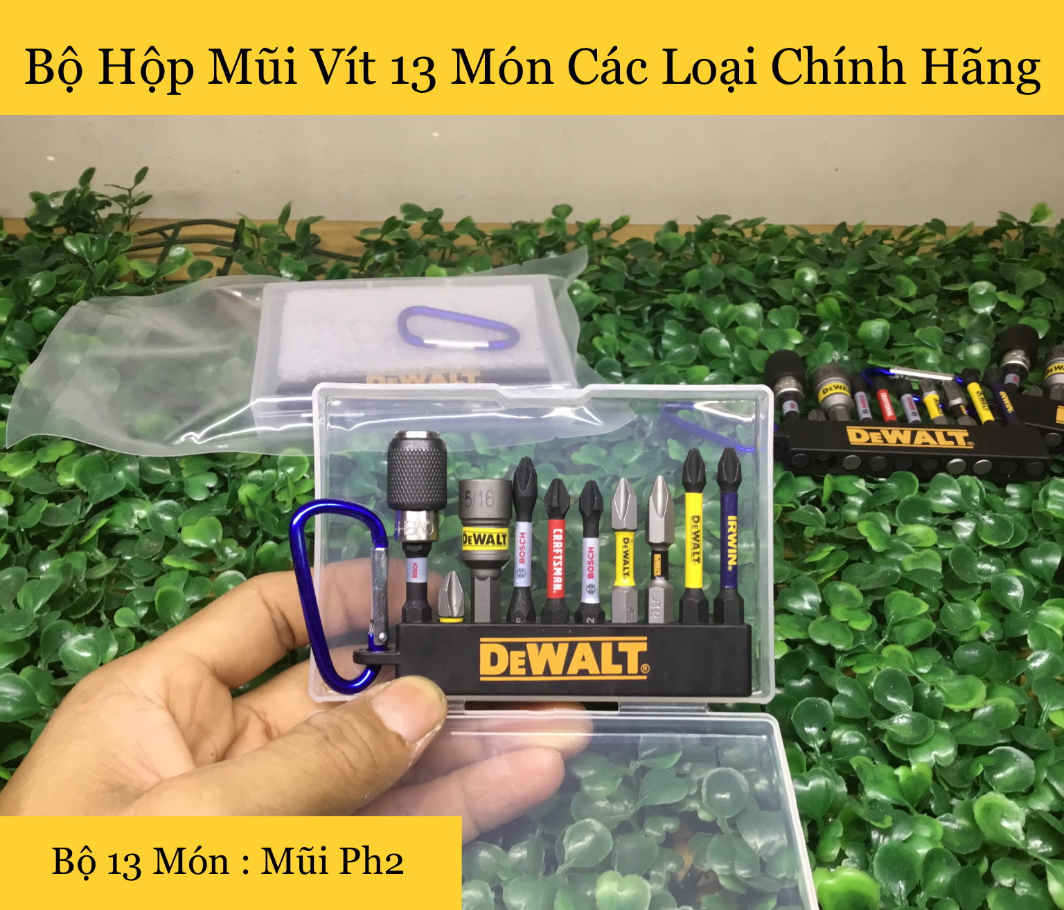 Bộ Mũi Vít 13 Món Cho Máy Bắt Vít
