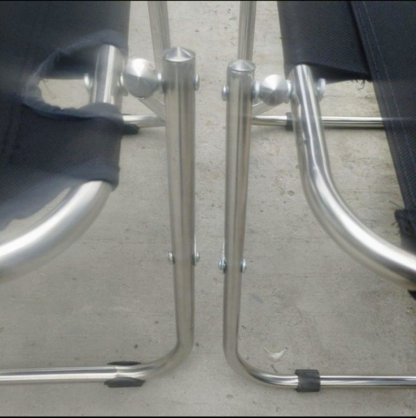 Ghế xếp inox Phi 19 cao 86 cm