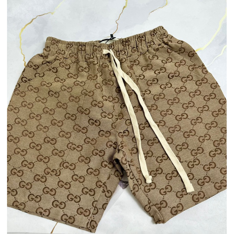Quần Short Gc hoạ tiết Monogram