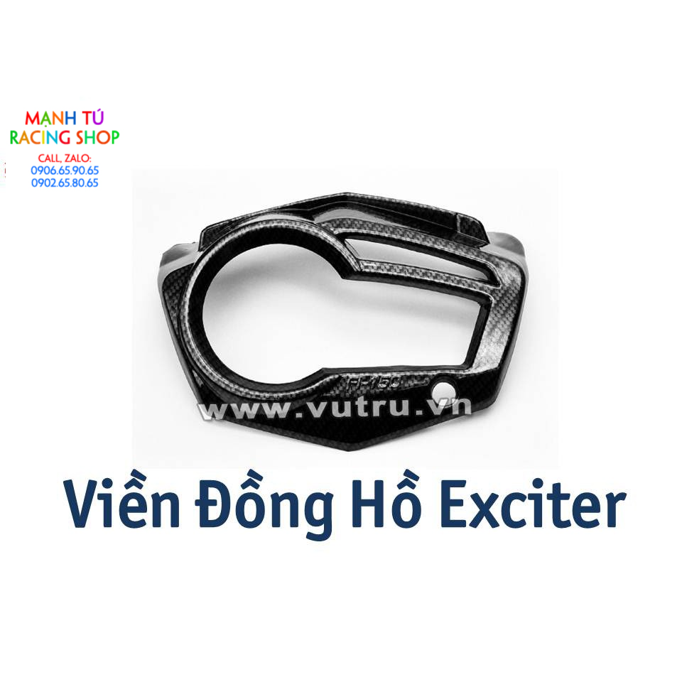 Viền đồng hồ carbon xe exciter 150 - mạnh tú shop