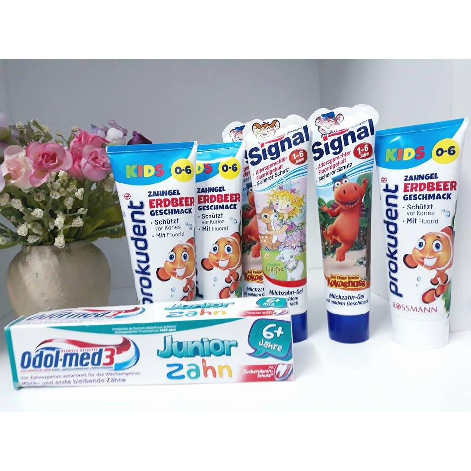 KEM ĐÁNH RĂNG ROSSMAN PERLODENT KIDS (0 – 6 tuổi)  (HƯƠNG BẠC HÀ NHẸ)