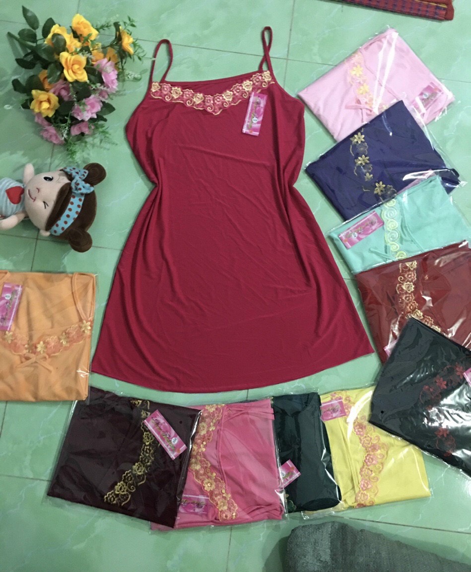 [HCM]Đầm mùa hè thun lạnh co giãn mặc hè