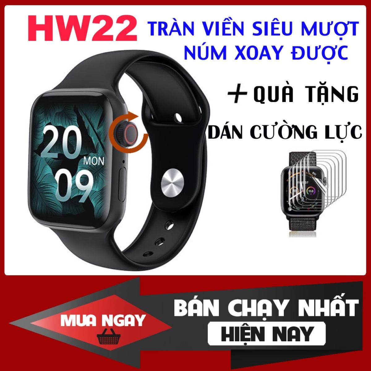 >> BÁO GIÁ ĐỒNG HỒ THÔNG MINH SERIES HW22 PRO MÀN HÌNH TRÀN VIỀN , ĐỔI HÌNH NỀN CHỐNG NƯỚC CHUẨN IP68, THEO DÕI GIẤC NGỦ, | Shopee Lazada Sendo Tiki mới nhất 144 { HIGH-CLASS VERSION LIMITED } Đồng Hồ Thông Minh Seri 6 HW22 - Màn Hình Tràn Viền Cực Đẹp Thiết Kế Tinh Xảo Sử Dụng Được Nút Nguồn, Đồng Bộ Hoàn Toàn Danh Bạ, Theo Dõi Sức Khỏe, Đặt Báo Thức, Nhận Thông Báo {BẢO HÀNH 12 THÁNG}