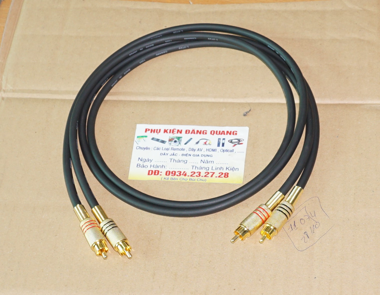 Dây AV loại tốt dài 1m , dây nhật CanaRe