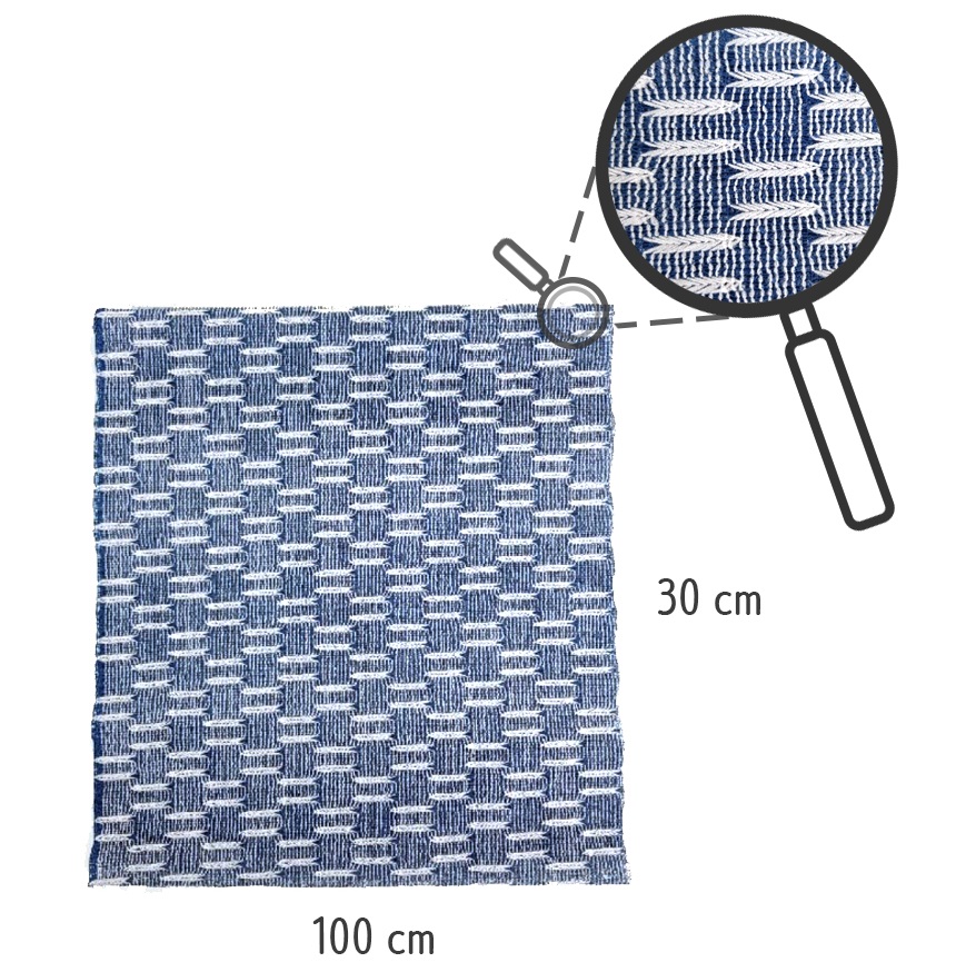 Khăn tắm cọ lưng Hàn Quốc Barley (size 100*30cm)