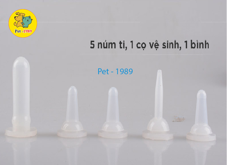 Bình Ti Bình Sữa Chó Mèo Sơ Sinh 60ml  Pet-1989
