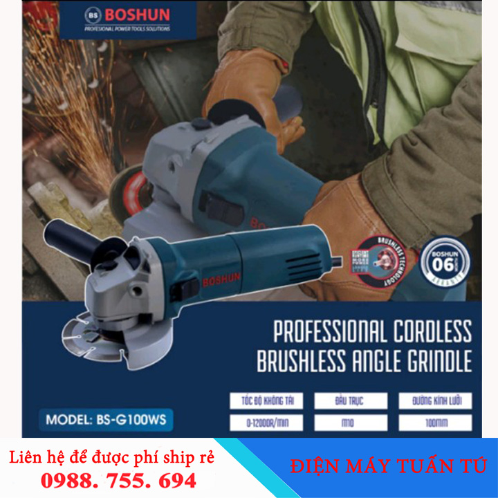 Máy cắt cầm tay Boss Đức 100% dây đồng