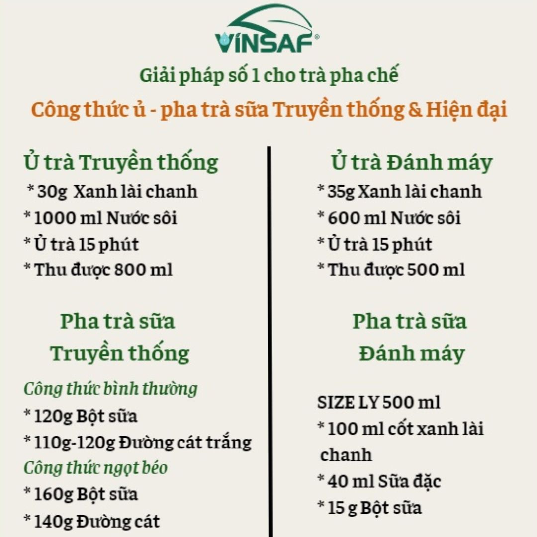 Trà xanh nhài Vinsaf 1kg