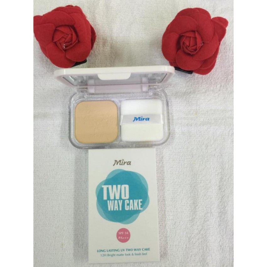 Phấn Trang Điểm Mira Long Lasting UV Two Way Cake 12g (Product From South Korea)