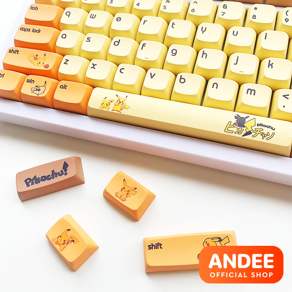 Keycap nút bàn phím XDA Hamster Ice Cream Cat Meow 9mm PBT nhiều màu dễ thương cho bàn phím cơ