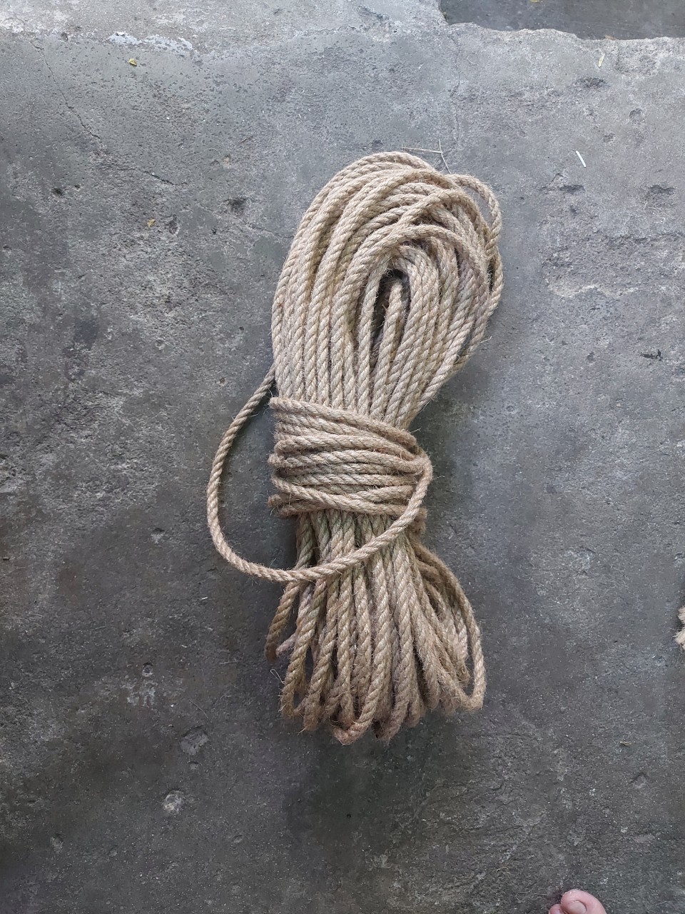 ( size 6mm) 1kg dây thừng, dây gai trang trí handmade size 6mm ( 6 ly)