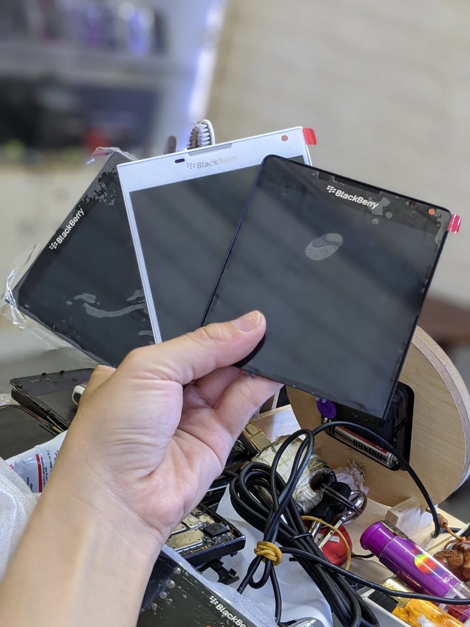 Màn hình thay thế Blackberry Passport Silver