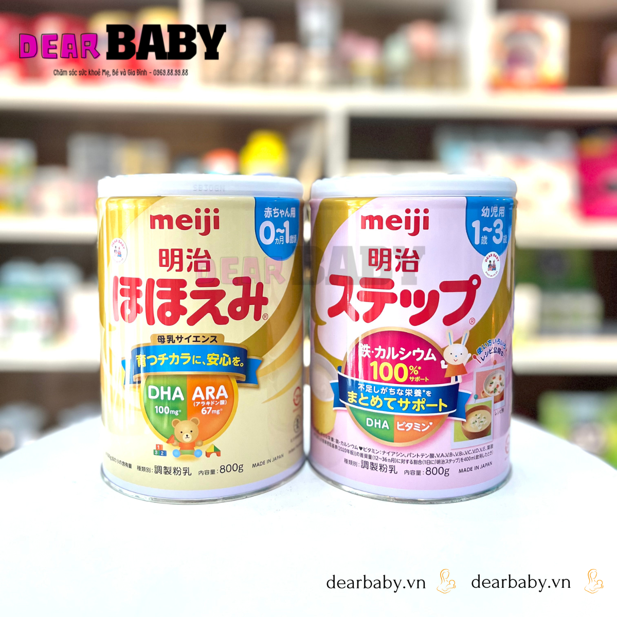 Sữa bột Meiji nội địa Nhật Bản (số 0 và 9)