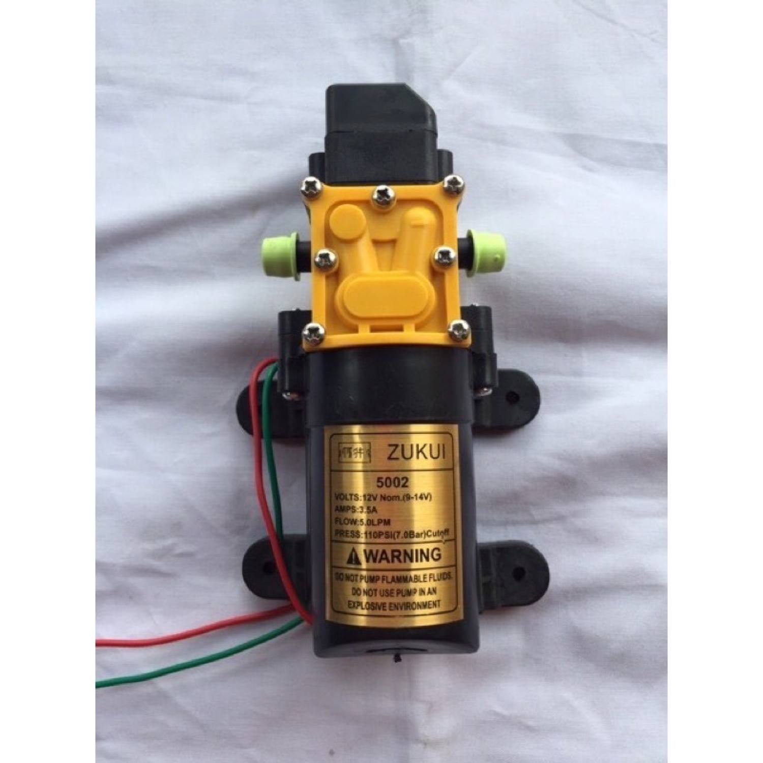 Máy bơm nước 12v. Máy bơm nước mini zukui đơn lưu lượng 5l/1 phút chuyên dùng cho phun sương làm mát tưới cây cảnh....