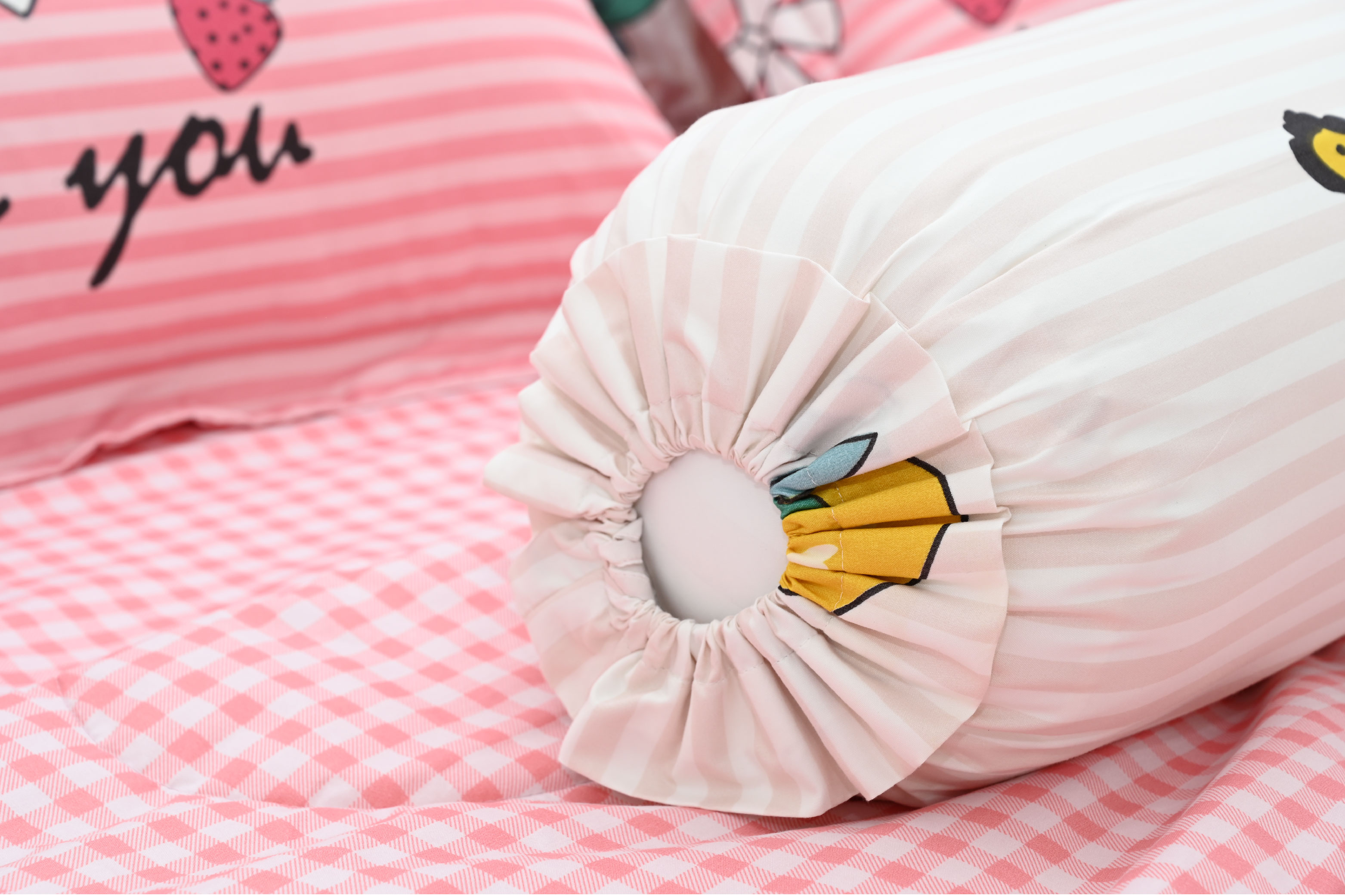 Bộ 5 món chăn ga áo gối Stefani - ST200025 (kèm mền)