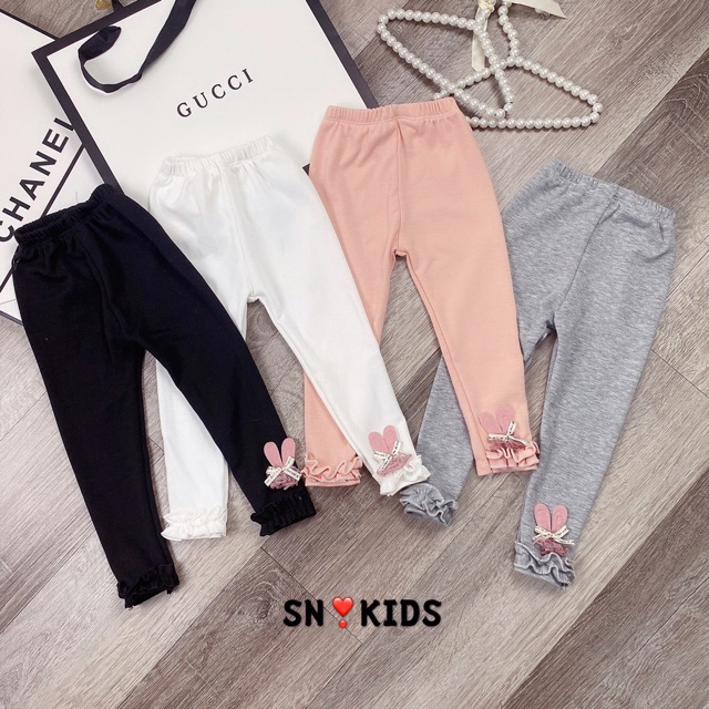 Quần Lenging Lơ Thỏ Cho Bé Size 8-22Kg