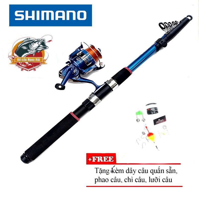 Bộ Cần Câu Máy Shimano Có Từ 2m4  +Máy ,Cần Cực Khoẻ Y Hình