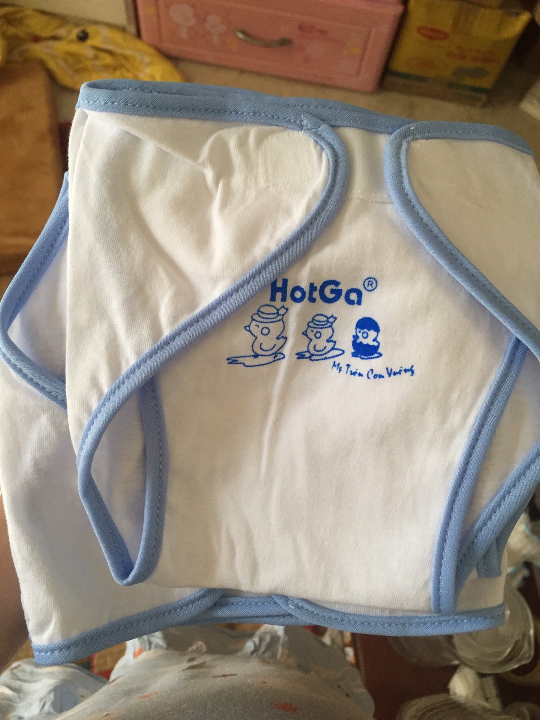 Set 5 Tã dán vải hiệu Hotga cho bé Sơ Sinh (3-10kg)