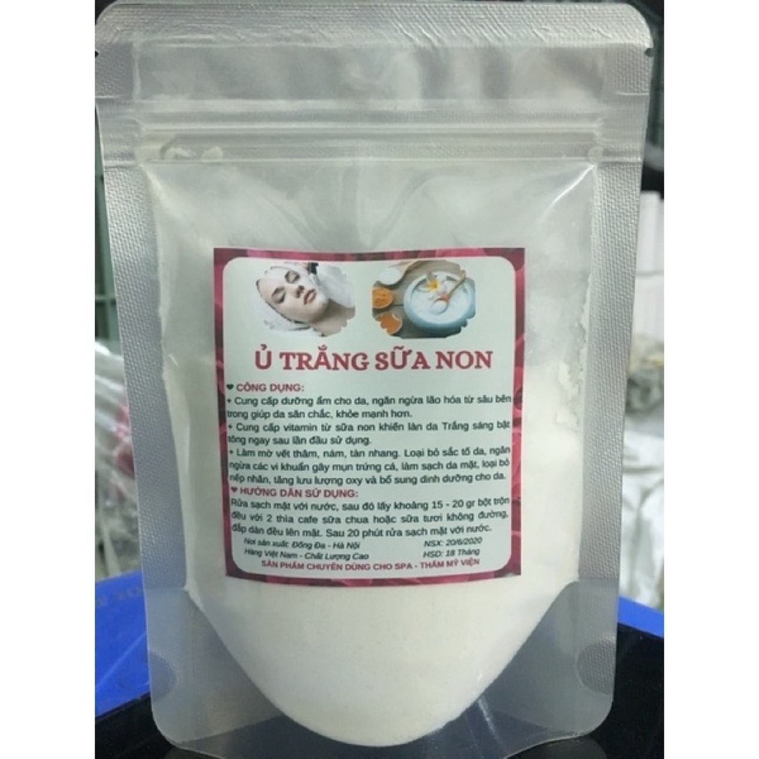 500gr Bột ủ trắng sữa non dạng bột an toàn handmade
