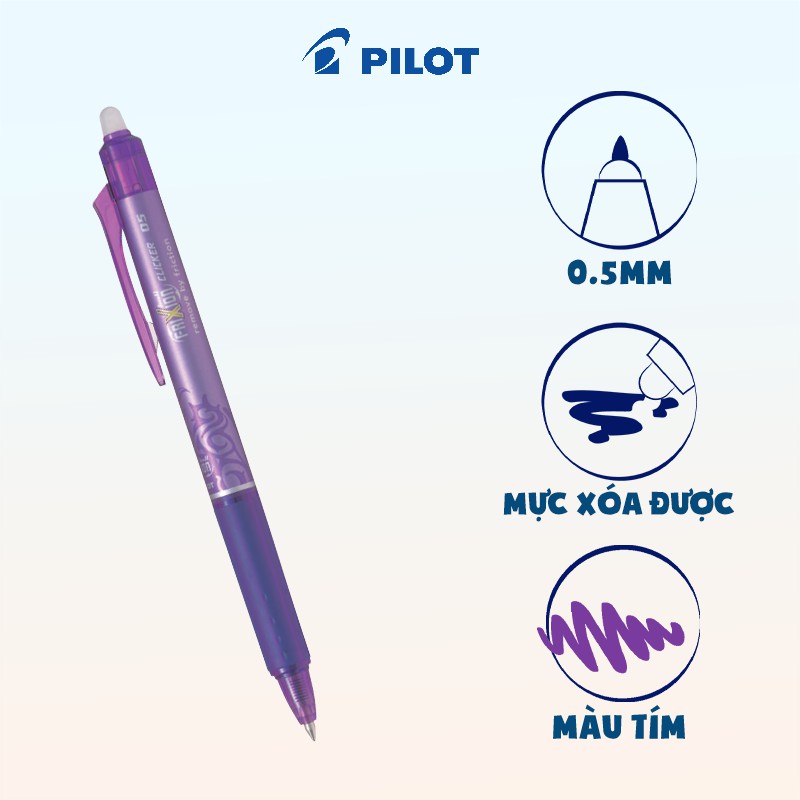 Bút xóa được Pilot Frixion ball Clicker
