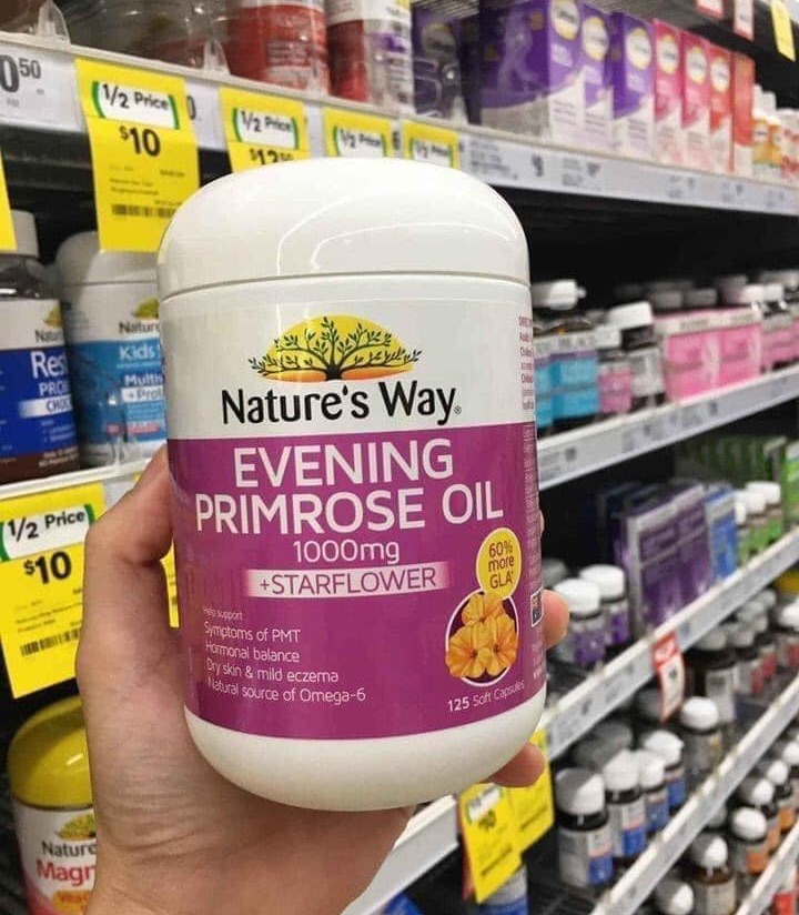 tinh dầu hoa anh thảo của Nature's Way lọ 125 viên