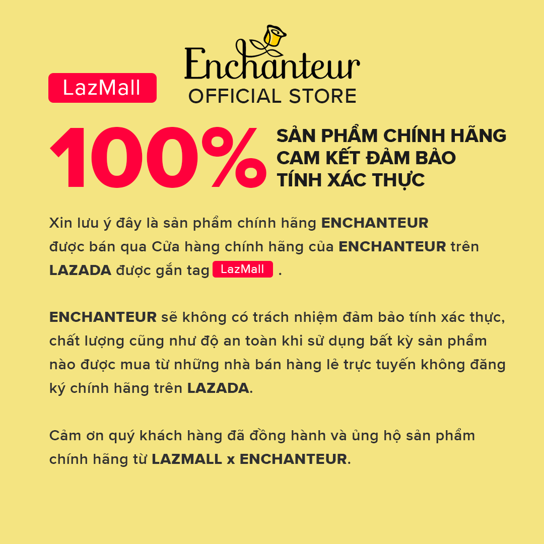 [ Hàng xả kho ]  Lăn khử mùi Enchanteur Charming 50ml/ Chai