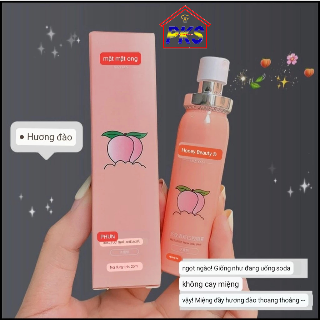 Xịt Thơm Miệng Hoa Quả Thơm miệng sạch sẽ thơm tho