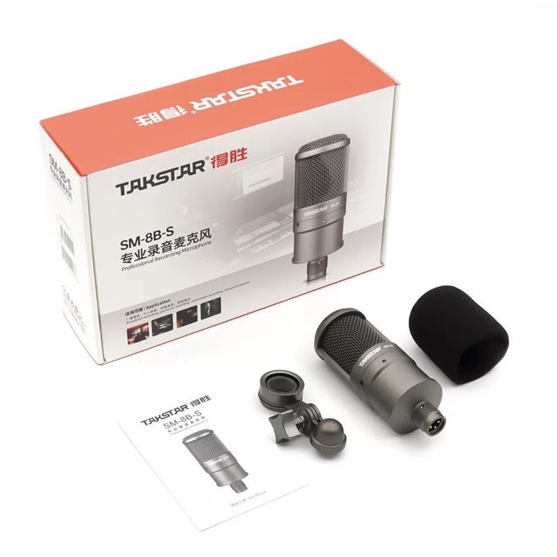 mic thu âm cao cấp takstar sm8b