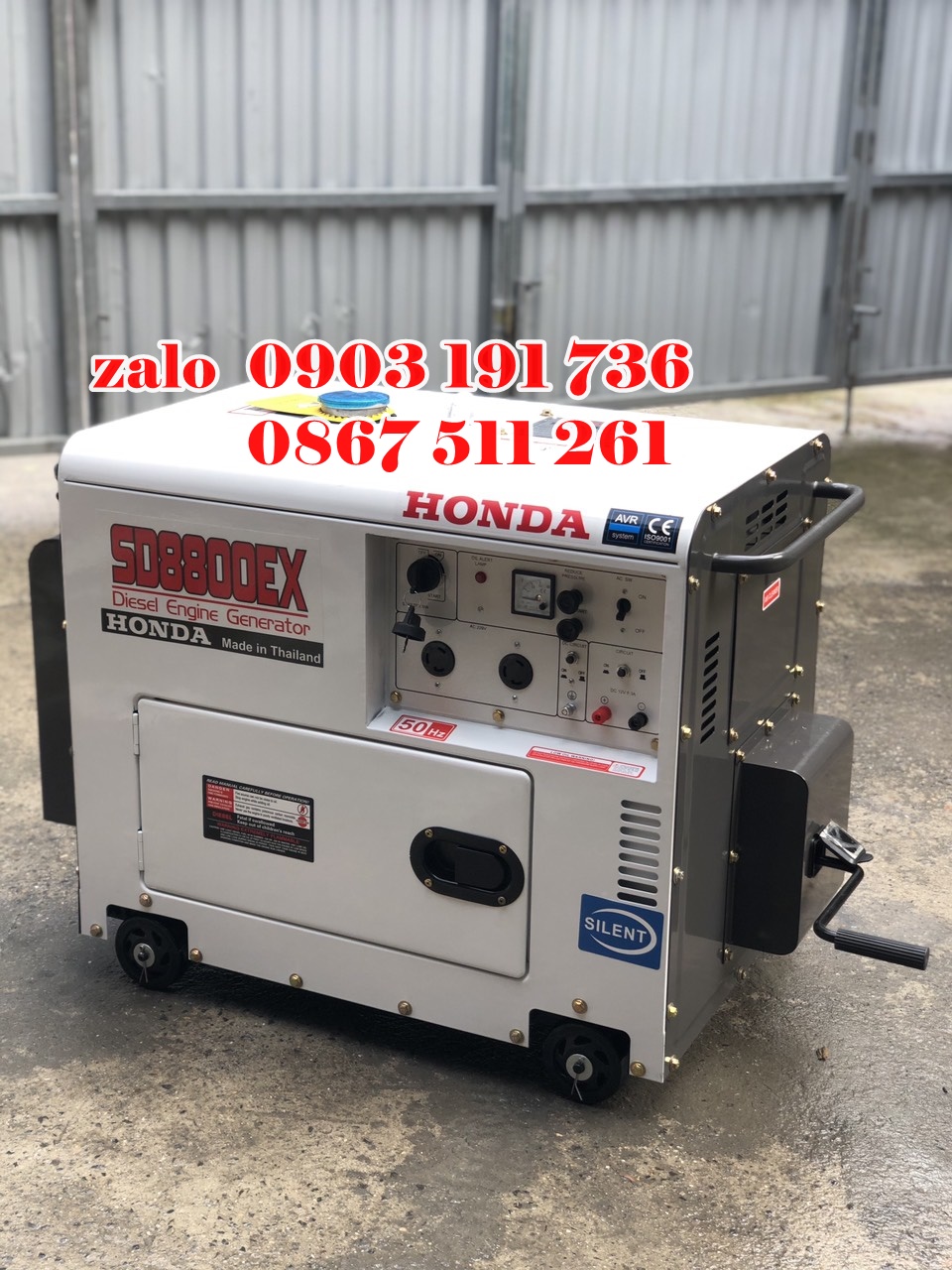 Máy phát điện Honda SD8800EX chống ồn