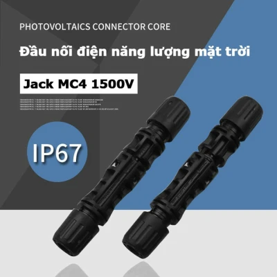 Jack kết nối MC4 1500V cút nối dùng cho cáp pin năng lượng mặt trời