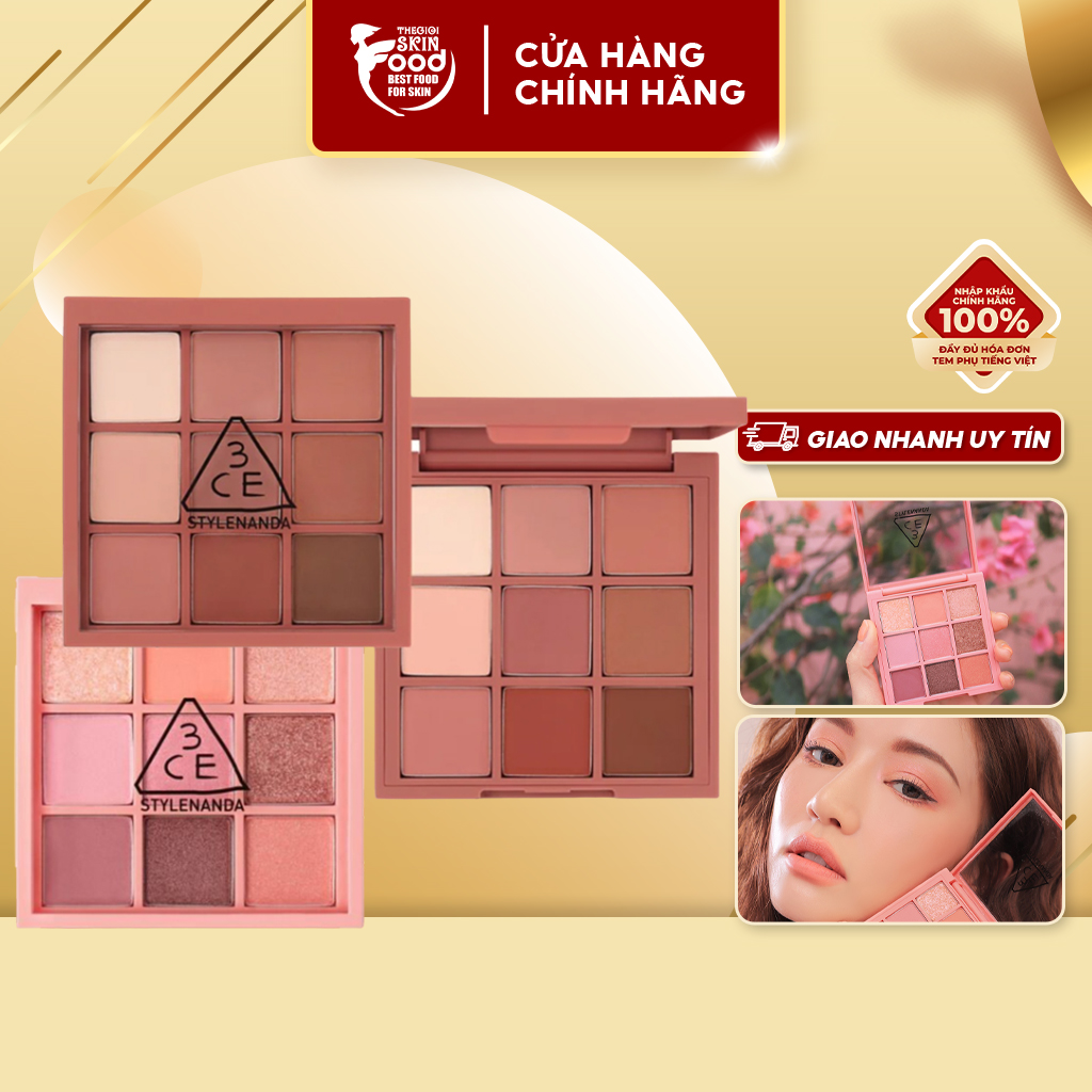 Bảng Phấn Mắt 9 Màu 3CE Multi Eye Color Palette