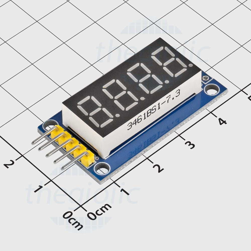 Mạch Hiển Thị 4 Led 7 Đoạn 74HC595