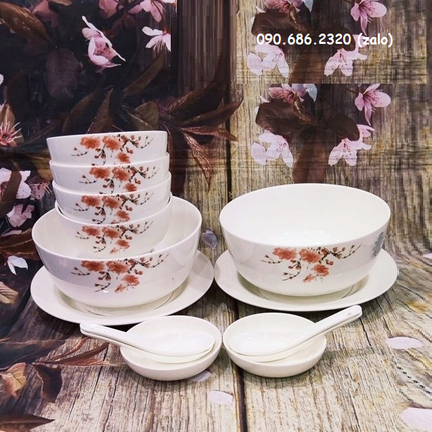 bộ chén tô dĩa sứ - chén tô dĩa sứ