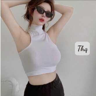 Áo 3 lỗ khoét vai cổ cao