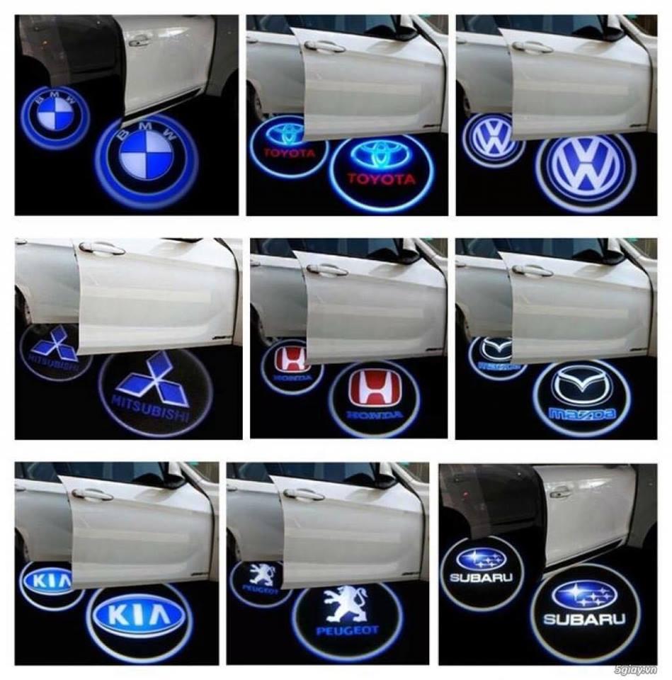 Bộ 2 Đèn led cánh cửa logo NISSAN