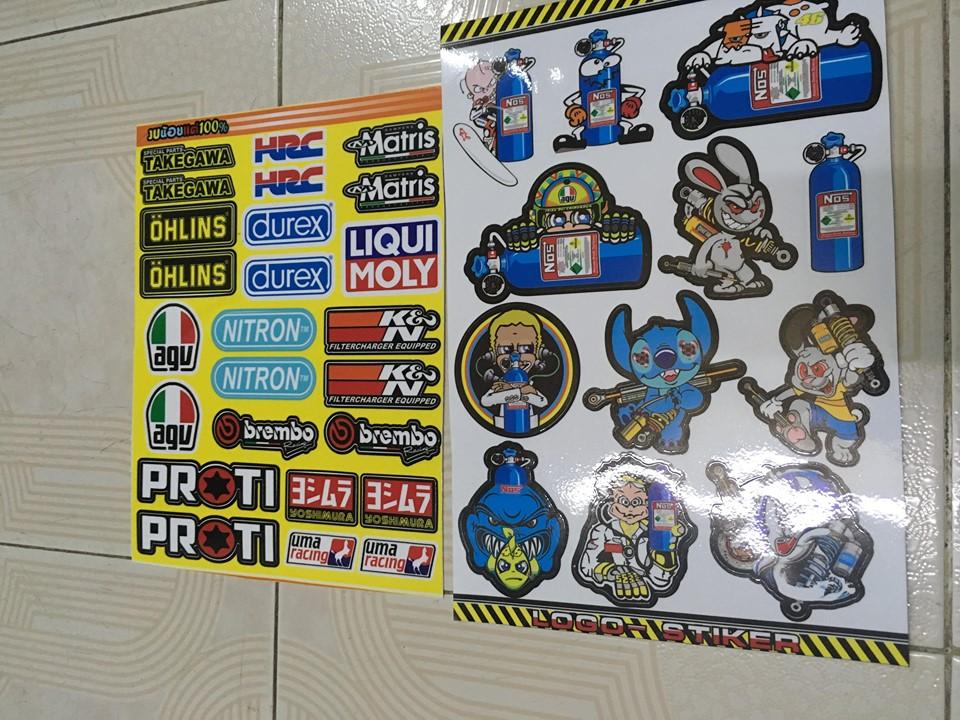 [HCM]combo tem sét stiker nos và takegawa proti
