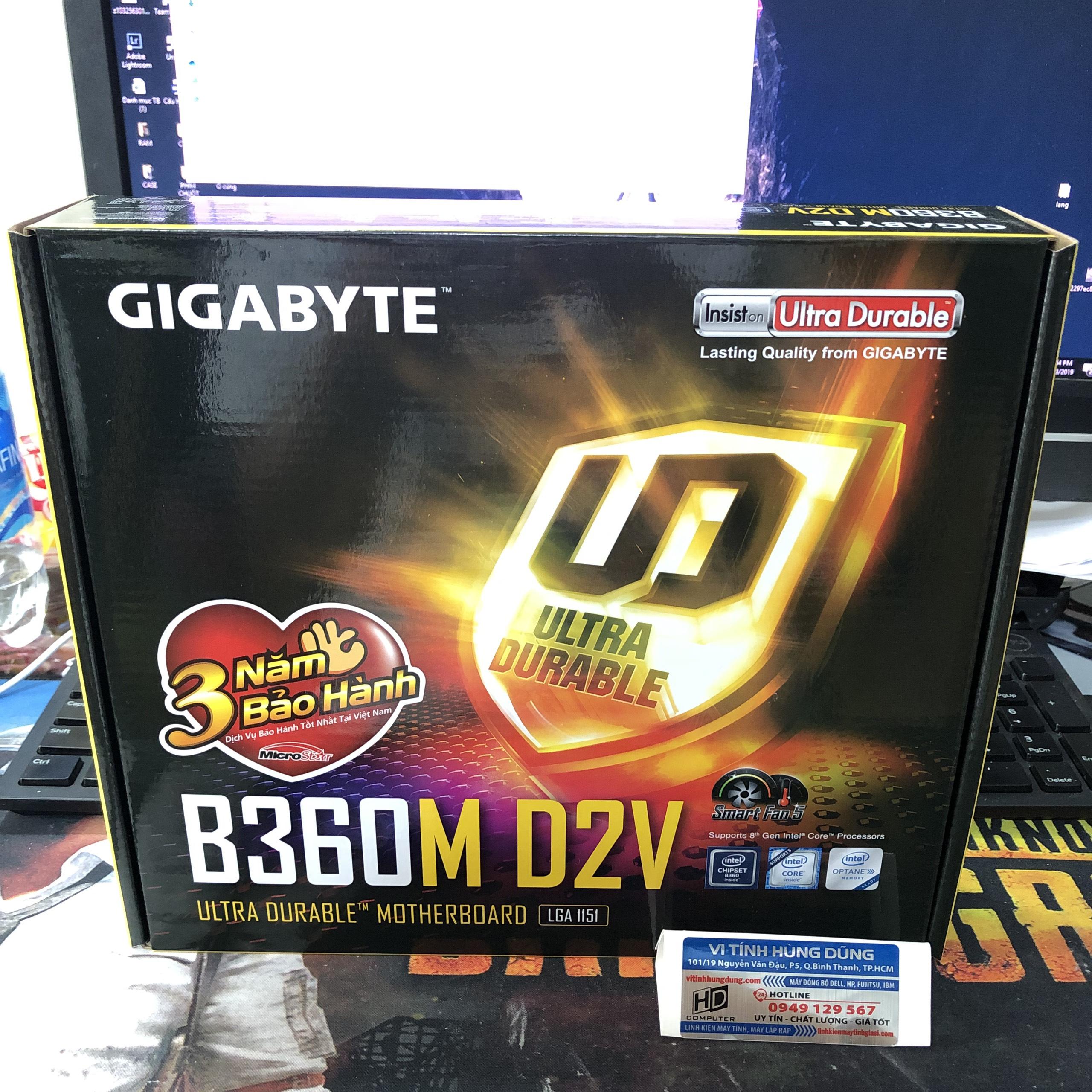 Mainboard GIGABYTE B365M D2V, main máy tính giga b365 m d2v