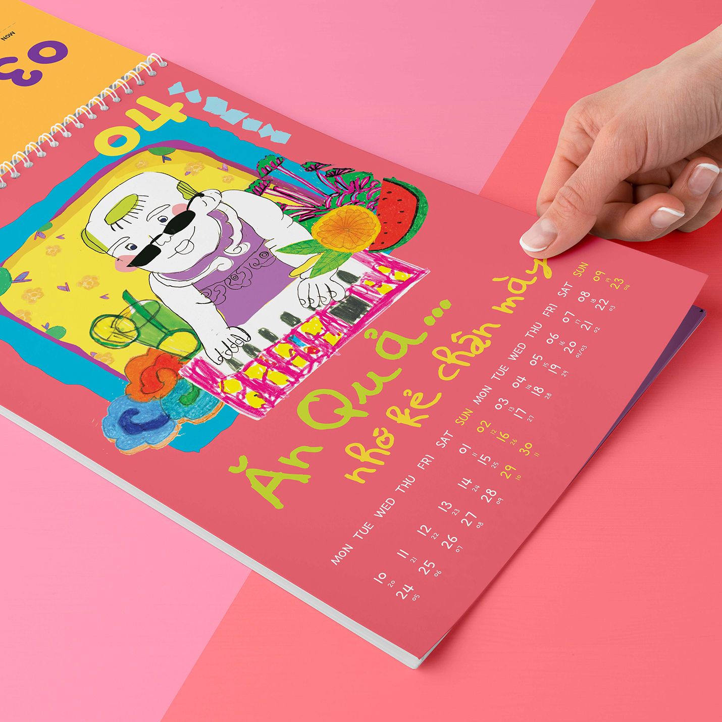 Lịch để bàn 2024 - Long Time (lâu rồi sao không) [Made by Tòhe] [Fsale]