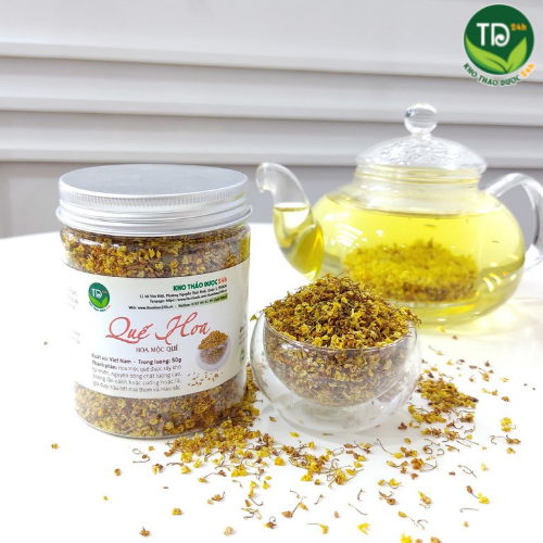Quế hoa (mộc hoa) sấy khô thượng hạng, nguyên liệu cao cấp làm bánh, chưng yến, uống trà [10 gr - 500 gr] I Kho Thảo Dược 24h