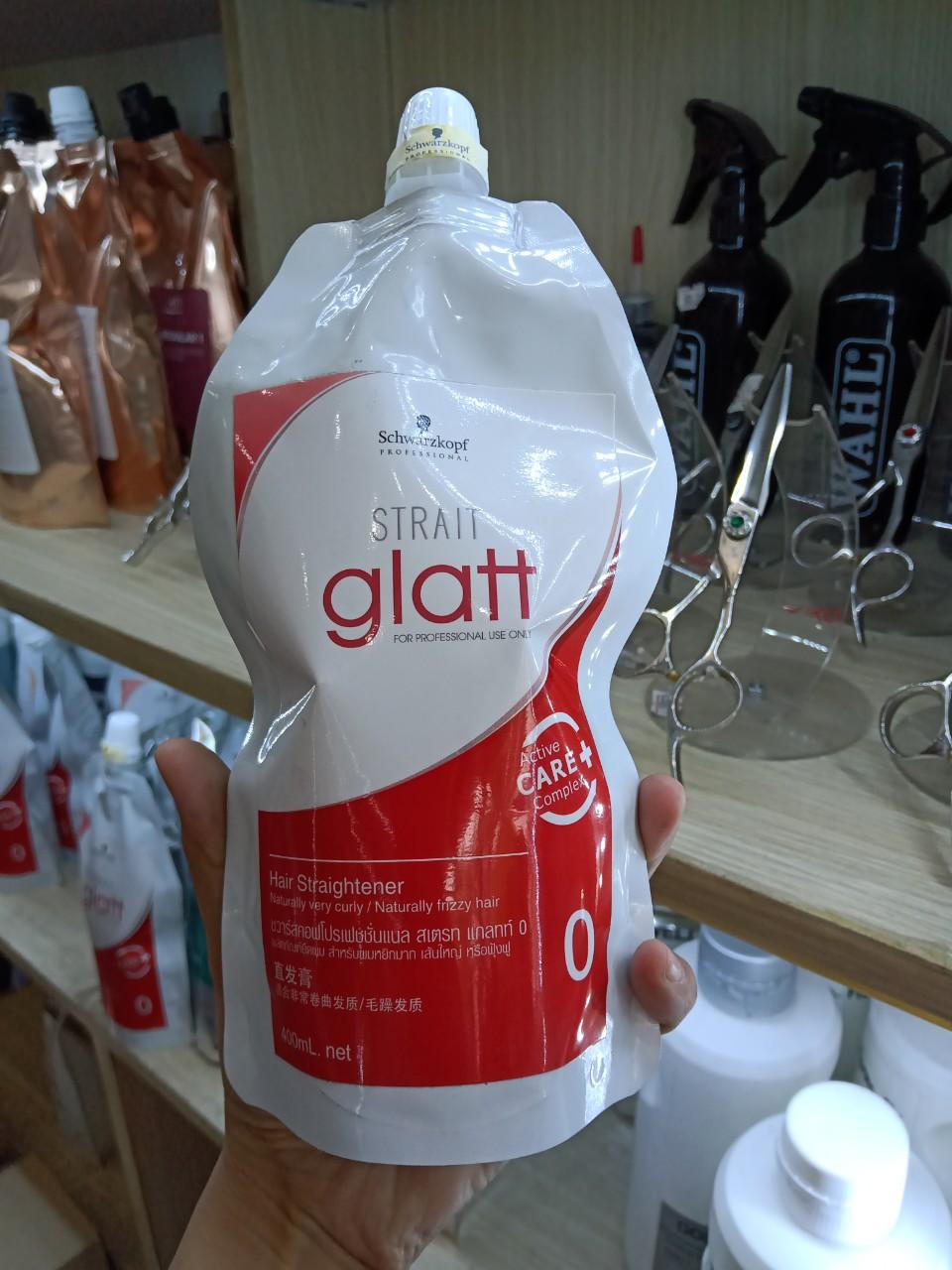 Kem uốn duỗi tóc Schwarzkopf Glatt 400ml số 0 dành cho tóc khỏe)