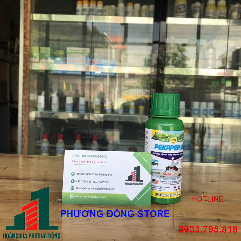 Thuốc diệt muỗi hiệu quả Pekaper 50EC - chai 100ml