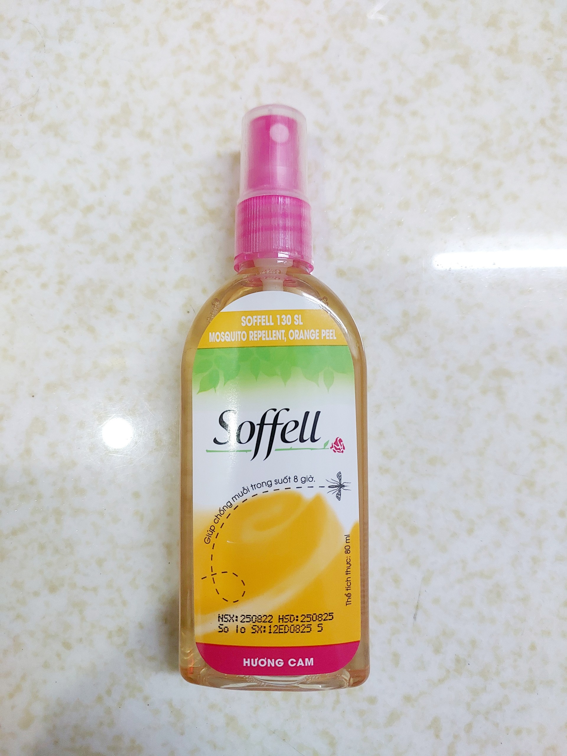 Xịt chống muỗi Soffell Hương hoa, cam [sofell, soffel, sofel]