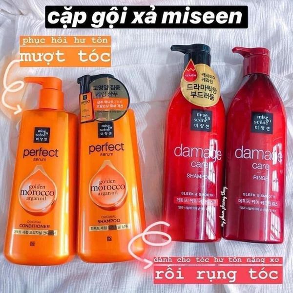 CẶP GỘI XẢ SIÊU MƯỢT MISEN HÀN QUỐC (Mise-en)