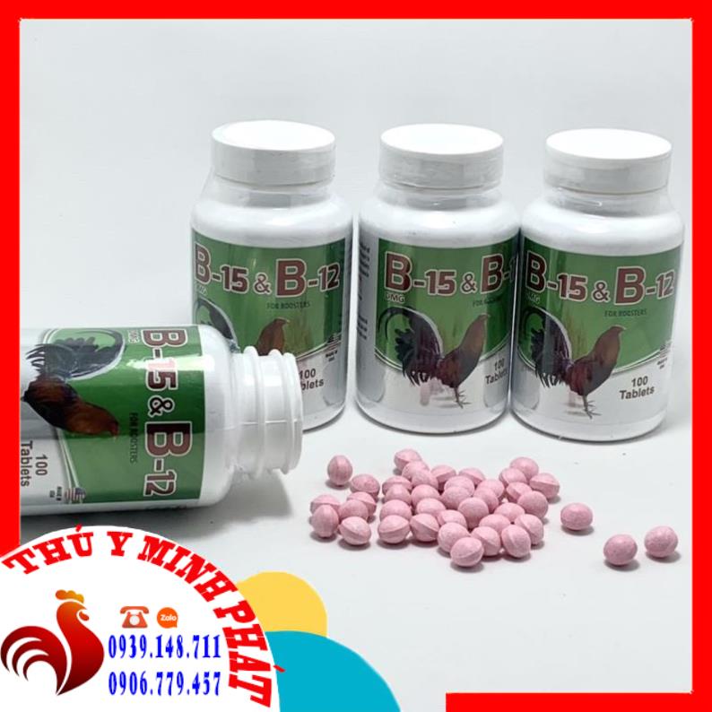 B15 & B12 50 VIÊN viên - Thuố.c gà đá